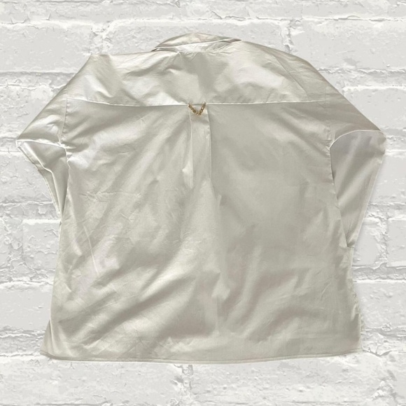 NY Collection Button-Up Blouse - Picture 3 of 4